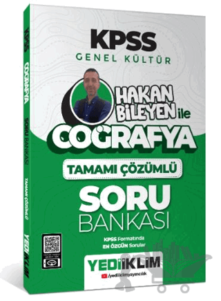 2025 KPSS Genel Kültür Coğrafya Hakan Bileyen İle Tamamı Çözümlü Soru Bankası