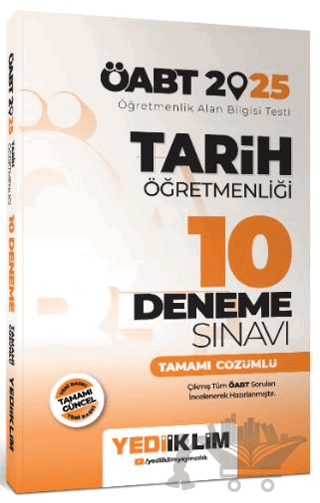 2025 ÖABT Tarih Öğretmenliği Tamamı Çözümlü 10 Deneme Sınavı