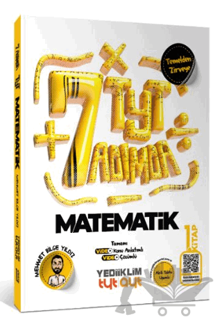TYT Yedi Adımda Temel Matematik Video Konu Anlatımlı Video Çözümlü Soru Bankası 1. Kitap