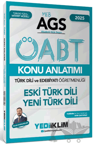 2025 MEB AGS ÖABT Türk Dili ve Edebiyatı Öğretmenliği Eski Türk Dili - Yeni Türk Dili Konu Anlatımı