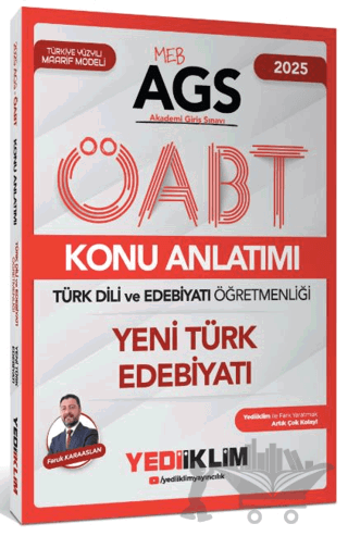 2025 MEB AGS ÖABT Türk Dili ve Edebiyatı Öğretmenliği Yeni Türk Edebiyatı Konu Anlatımı