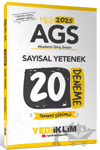 2025 MEB AGS Sayısal Yetenek Tamamı Çözümlü 20 Deneme