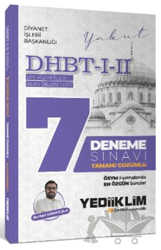 DHBT I-II Tamamı Çözümlü 7 Deneme Sınavı