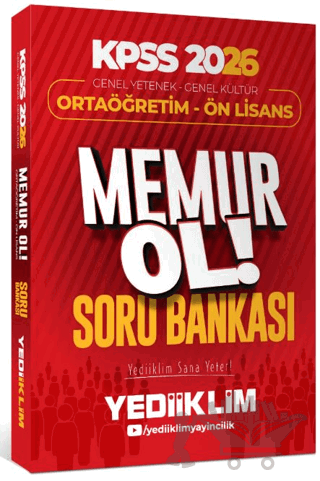 2026 KPSS Genel Yetenek Genel Kültür Ortaöğretim - Ön Lisans Memur Ol Soru Bankası