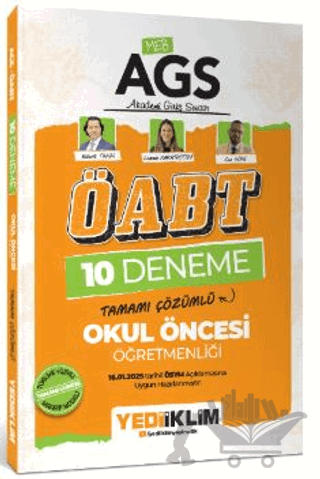2025 MEB AGS ÖABT Okul Öncesi Öğretmenliği Tamamı Çözümlü 10 Deneme