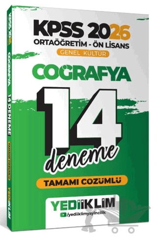 2026 KPSS Ortaöğretim Ön Lisans Genel Kültür Coğrafya Tamamı Çözümlü 14 Deneme
