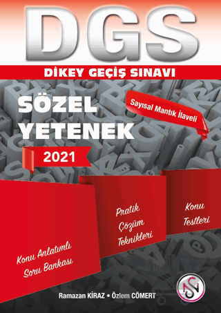 2021 DGS Sözel Yetenek Konu Anlatımlı Soru Bankası