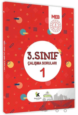 2025 MEB İlkokul 3.Sınıf Çalışma Soruları 1 Tüm Dersler Kazanım Pekiştirme Kitabı