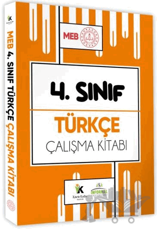 2025 MEB ÖDM İlkokul 4.Sınıf Türkçe Çalışma Kitabı Alıştırmalı - Etkinlikli Soru Bankası