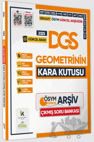 2025 DGS Geometrinin Kara Kutusu Konu Özetli Soru Havuzu Bankası