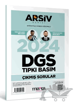 2024 DGS Arşiv Serisi Tıpkı Basım Çıkmış Sorular