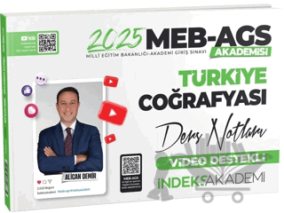 2025 MEB-AGS Akademisi Türkiye Coğrafyası Video Ders Notları