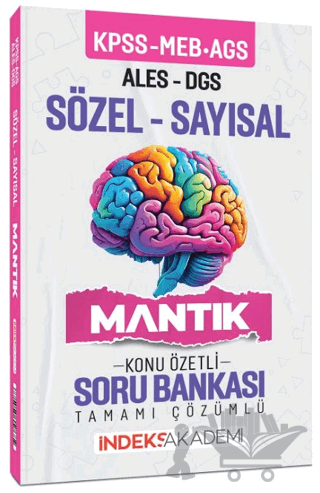 2025 KPSS MEB-AGS ALES DGS Sözel-Sayısal Mantık Konu Özetli Soru Bankası Çözümlü