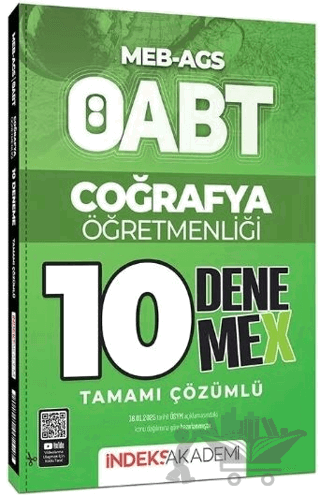 ÖABT MEB-AGS Coğrafya Öğretmenliği 10 DenemeX Çözümlü