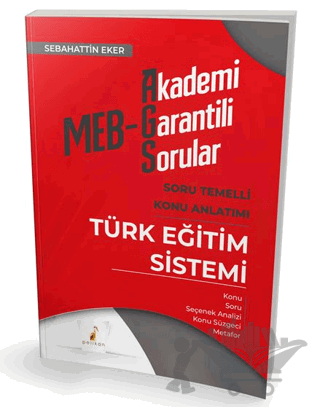 MEB – AGS Türk Eğitim Sistemi Soru Temelli Konu Anlatımı