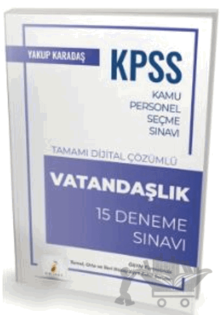KPSS Vatandaşlık 15 Deneme Çözümlü