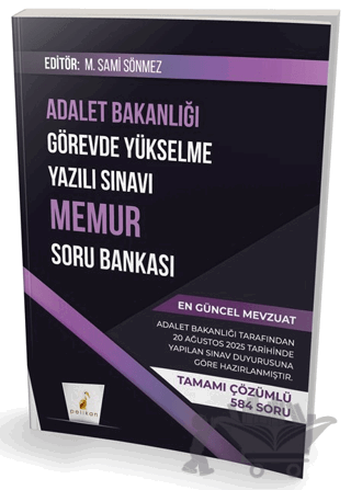 GYS Adalet Bakanlığı Görevde Yükselme Yazılı Sınavı Memur Soru Bankası