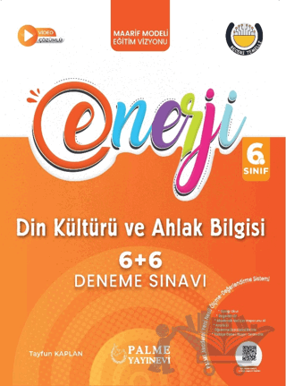 6. Sınıf Enerji 6+6 Din Kültürü ve Ahlak Bilgisi Deneme Sınavı