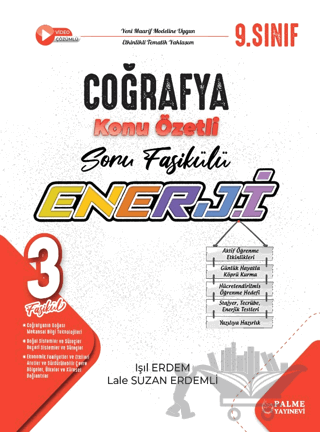 9. Sınıf Enerji Coğrafya Konu Özetli Soru Fasikülleri (3 Fasikül)