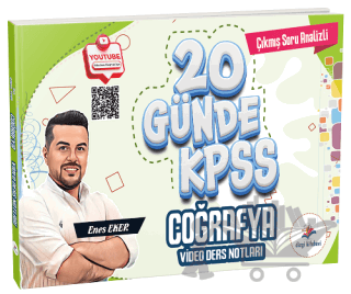 2026 KPSS 20 Günde Coğrafya Video Ders Notları