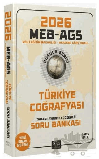2026 MEB-AGS Türkiye Coğrafyası Soru Bankası Çözümlü Pusula Serisi