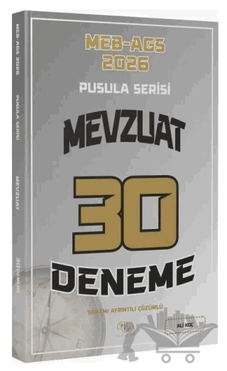 2026 MEB-AGS Mevzuat 30 Deneme Çözümlü Pusula Serisi
