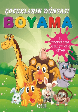 Çocukların Dünyası Boyama Kitabı 4 – Sevimli Hayvanlar