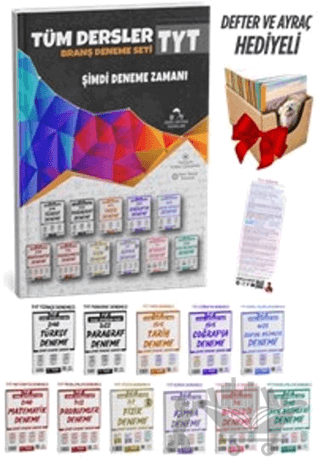 2025 TYT Tüm Dersler 11 Fasikül 73 Deneme Sınavı Seti + Defter Hediyeli