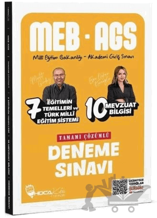 MEB-AGS Eğitimin Temelleri ve Türk Milli Eğitim Sistemi ve Mevzuat Bilgisi 17 Deneme Çözümlü