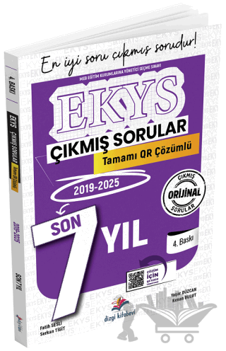 2025 MEB EKYS Müdür ve Yardımcılığı Çıkmış Sorular Son 7 Yıl QR Çözümlü