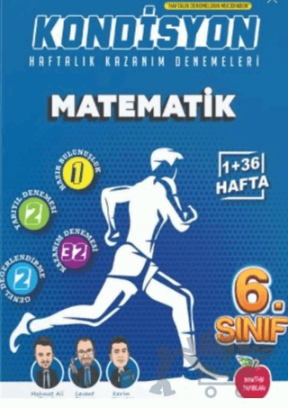 6. Sınıf Kondisyon Matematik Haftalık Kazanım Denemeleri 33 Hafta