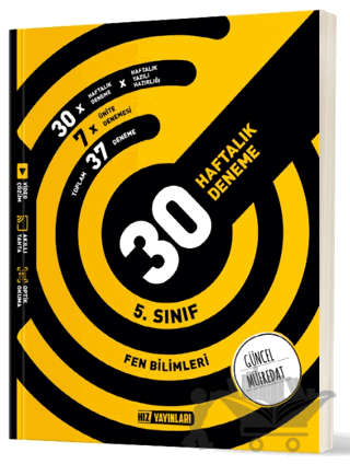 5. Sınıf Fen Bilimleri 30 Haftalık Deneme