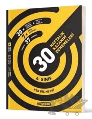 6. Sınıf Fen Bilimleri 30 Haftalık Kazanım Denemeleri