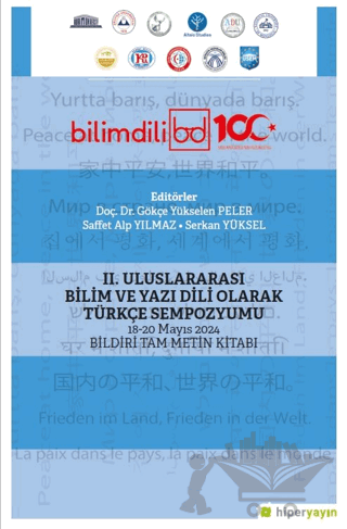 II. Uluslararası Bilim ve Yazı Dili Olarak Türkçe Sempozyumu