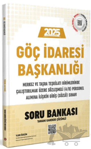 2025 Göç İdaresi Başkanlığı Sözleşmeli Personel Alım Sınavı Soru Bankası