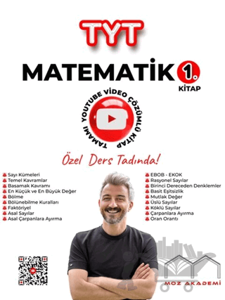 TYT Matematik 1. Kitap Tamamı Çözümlü Soru Bankası