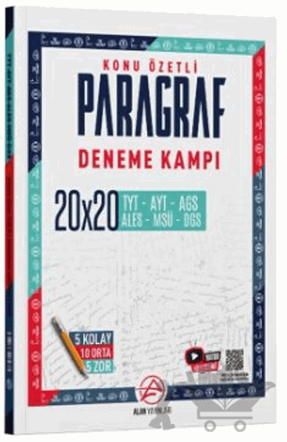 TYT Paragraf Konu Özetli 20 x 20 Deneme Kampı