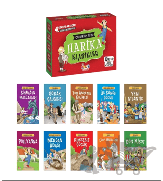 Çocuklar için Harika Klasikler (10 Kitap + Soru Kitapçığı)