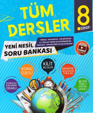 8. Sınıf Tüm Dersler Yeni Nesil Soru Bankası