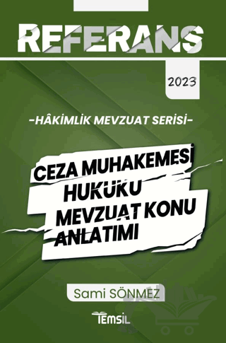 Hakimlik Ceza Muhakemesi Hukuku Mevzuat Konu Anlatımı