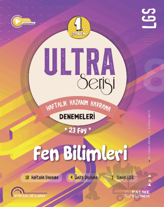 Ultra Serisi LGS 1. Dönem Fen Bilimleri Denemeleri