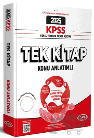 2025 KPSS Genel Yetenek - Genel Kültür Tek Kitap Konu Anlatımlı