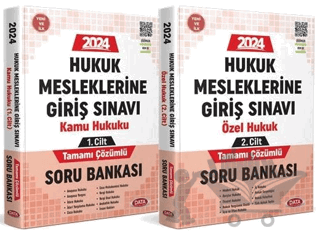 Hukuk Meslekleri Giriş Sınavına Hazırlık Tamamı Çözümlü Soru Bankası 1-2