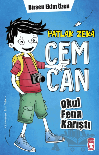Patlak Zeka Cemcan - Okul Fena Karıştı (Fleksi Cilt)