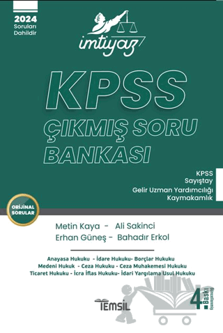 İmtiyaz KPSS Çıkmış Soru Bankası
