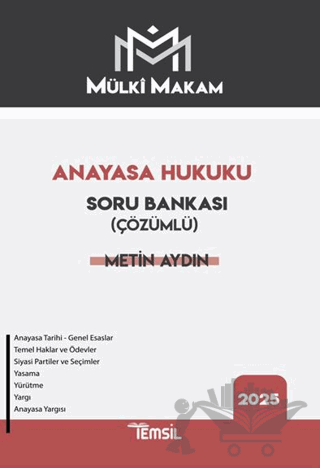 Mülki Makam Anayasa Hukuku Çözümlü Soru Bankası