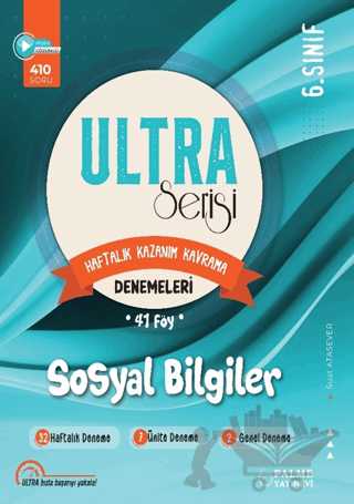 6. Sınıf Ultra Serisi Sosyal Bilgiler Denemeleri 41 Föy