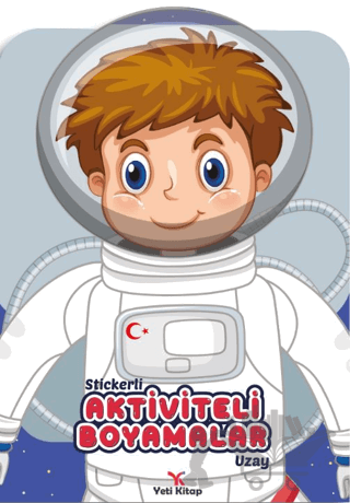 Stickerli Aktiviteli Boyamalar Uzay