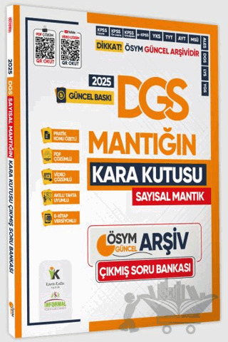 2025 DGS Sayısal Mantığın Kara Kutusu ÖSYM Çıkmış Soru Havuzu Bankası