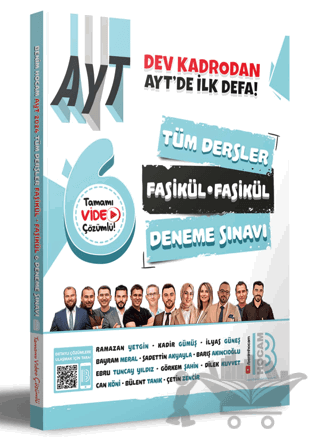 2024 AYT Tüm Dersler Tamamı Video Çözümlü Fasikül Fasikül Deneme Sınavı